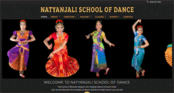 Desktop Screenshot of natyanjali.org